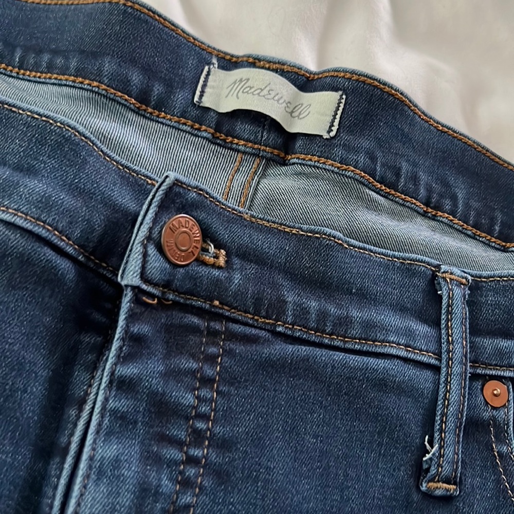 Madewell-high rise skinny
